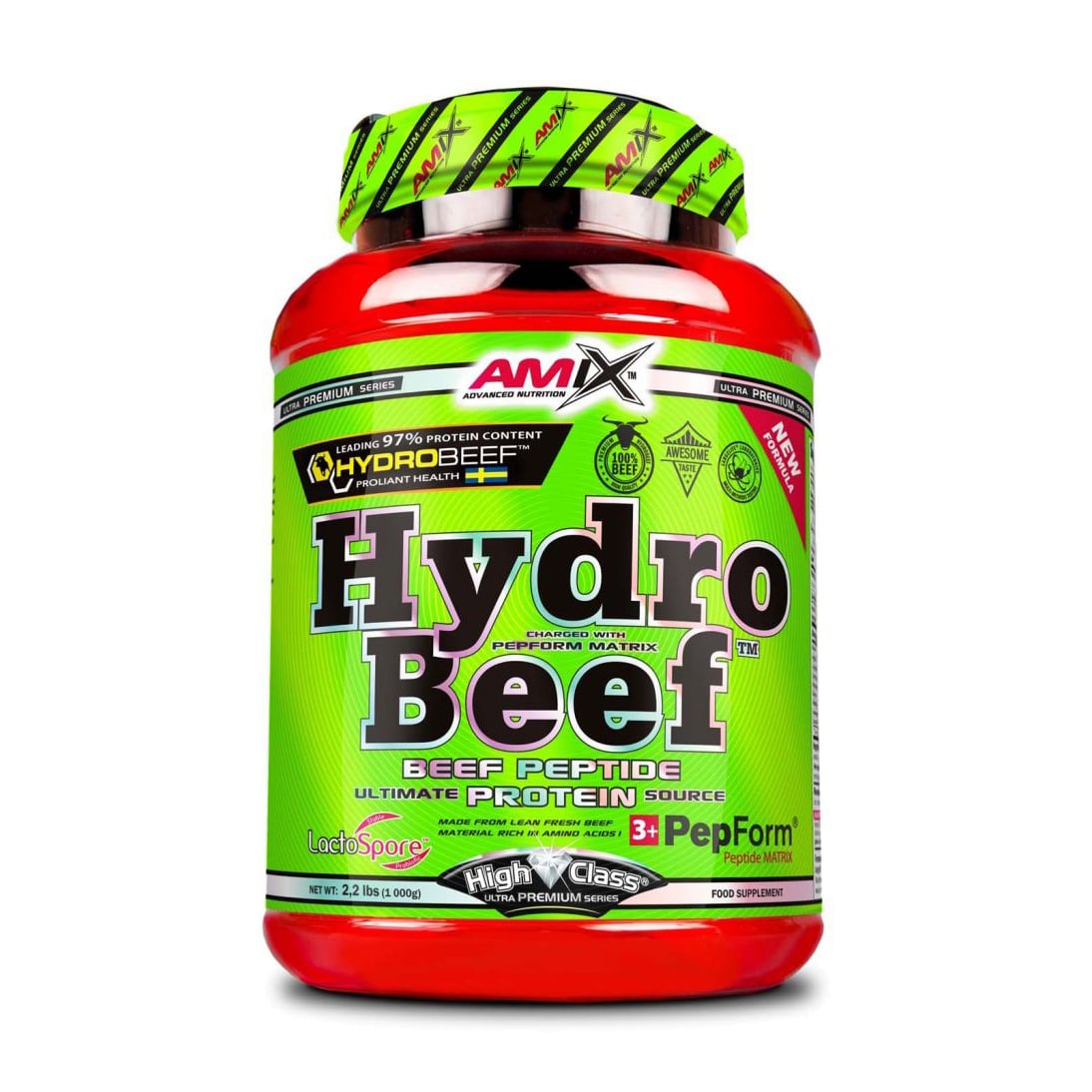 Протеїн Amix Nutrition HydroBeef Protein Шоколад-вишня, в порошку, 1 кг